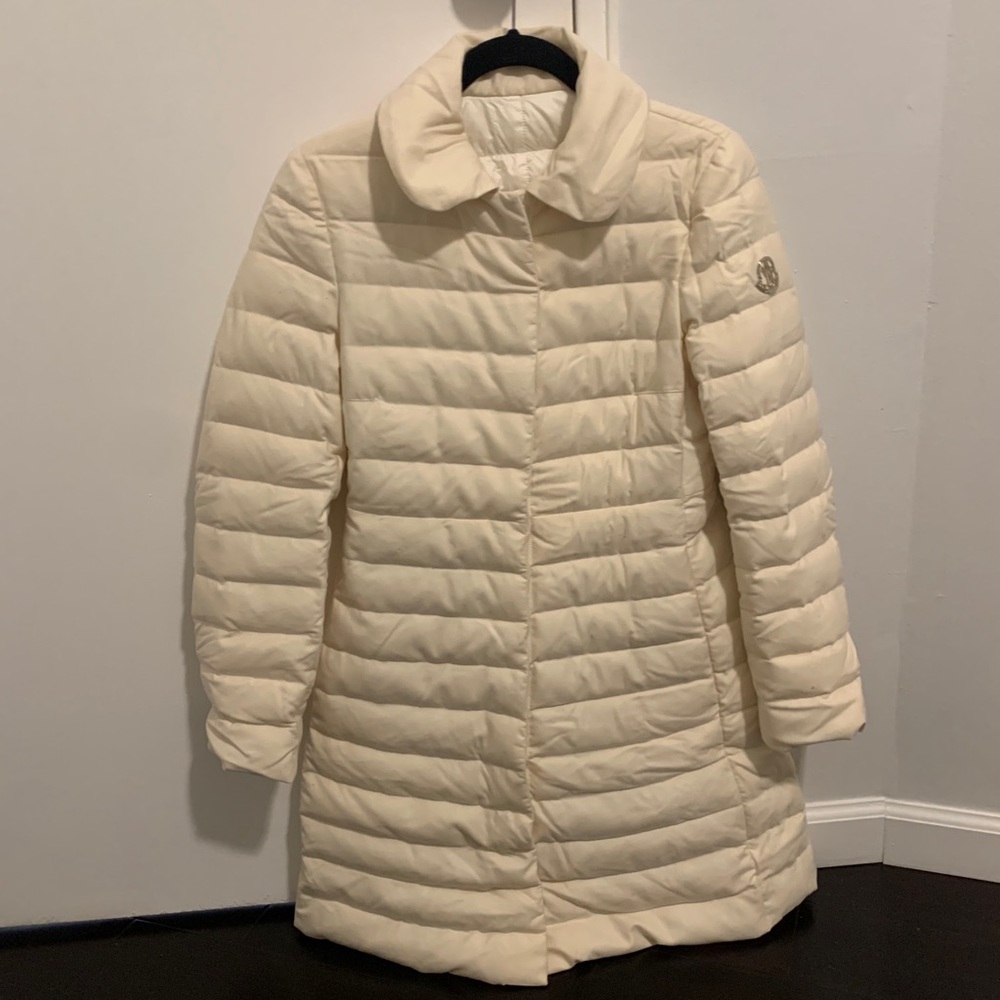 NWT Moncler Gamme Rouge Off-white down jacket